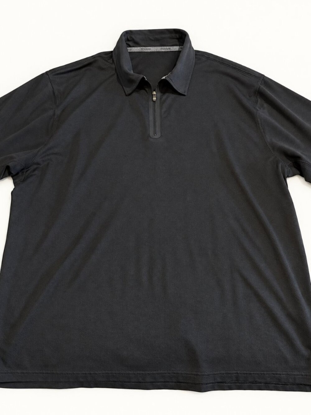 Bonobos All Day Zip Golf Polo Mens XL Slim Fit Black